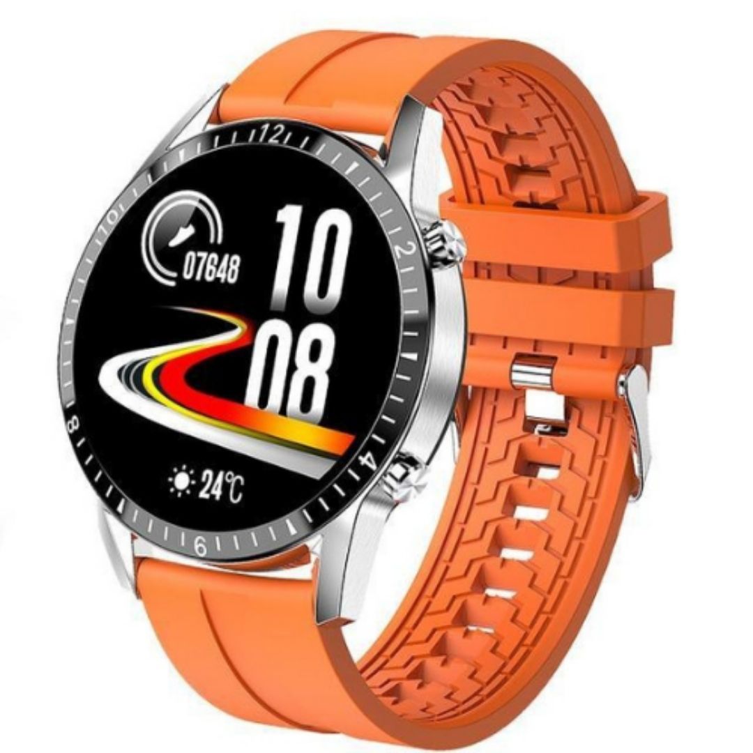 Montre intelligente Metal LIGE - Orange